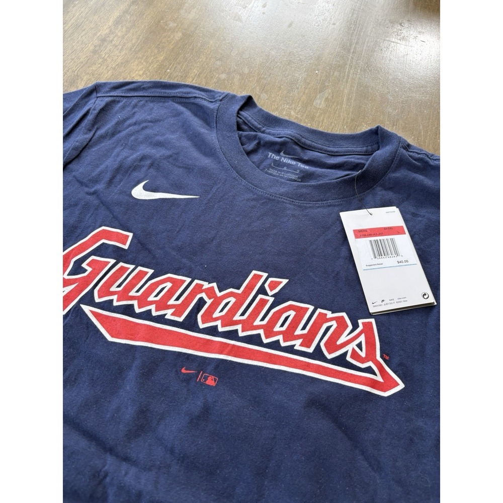 NWT The Nike Tee Size Large Cleveland‎ Guardians #57 Bieber Short Sleeve T Shirt